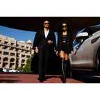 The Sao Paulo Black Leather Knee High Platform Heel Women Boot