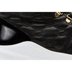 The Cambridge Black Quilted Leather Ankle Women Boot Final Sale!