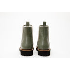 The Luisina Green Handwoven Leather Ankle Boot Final Sale!