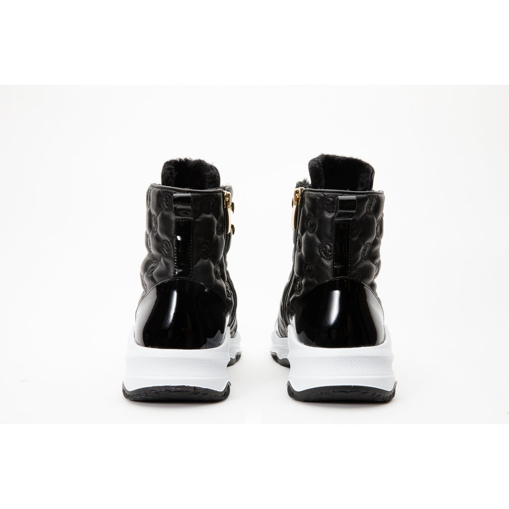 The Cambridge Black Quilted Leather Ankle Women Boot Final Sale!