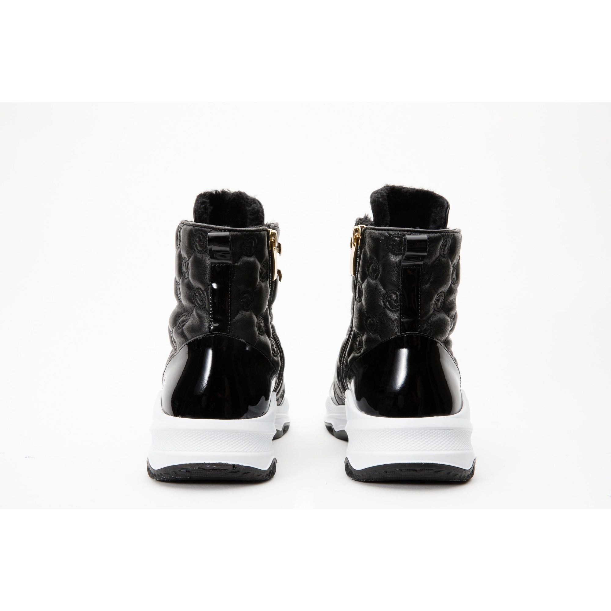 The Cambridge Black Quilted Leather Ankle Women Boot Final Sale!