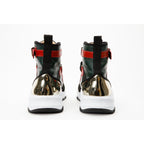 The Ottoman Green & Gold Leather Ankle Women Boot Final Sale!
