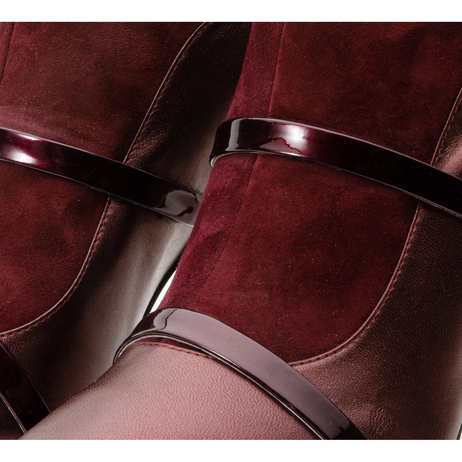 The Manila Burgundy Leather Ankle Women Boot