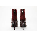 The Manila Burgundy Leather Ankle Women Boot