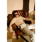 The Luxpre Tan Leather Handwoven Casual Chelsea Men Boot Final Sale!