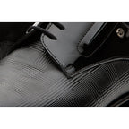 The San Severo Black Patent Leather Derby Men Shoe