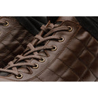 The Riga Brown Leather Casual Lace-Up Men Boots Final Sale!