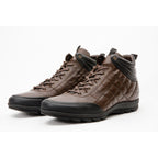 The Riga Brown Leather Casual Lace-Up Men Boots Final Sale!