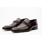 The Dodoma Burgundy Patent Leather Loafer Men Shoe
