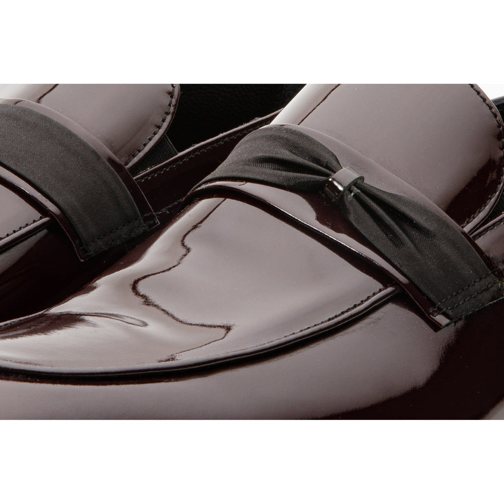 The Dodoma Burgundy Patent Leather Loafer Men Shoe