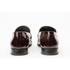 The Dodoma Burgundy Patent Leather Loafer Men Shoe