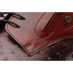 The Porto Alegre Burgundy Leather Derby Men Shoe
