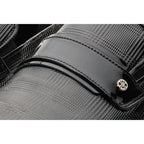 The Warsaw Men Shoe Black Leather Bit Loafer