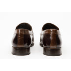 The Kazablanka Brown Leather Bit Loafer Men  Shoe