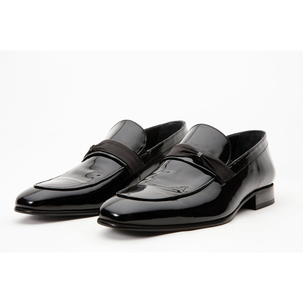 The Dodoma Black Patent  Leather Loafer Men Shoe