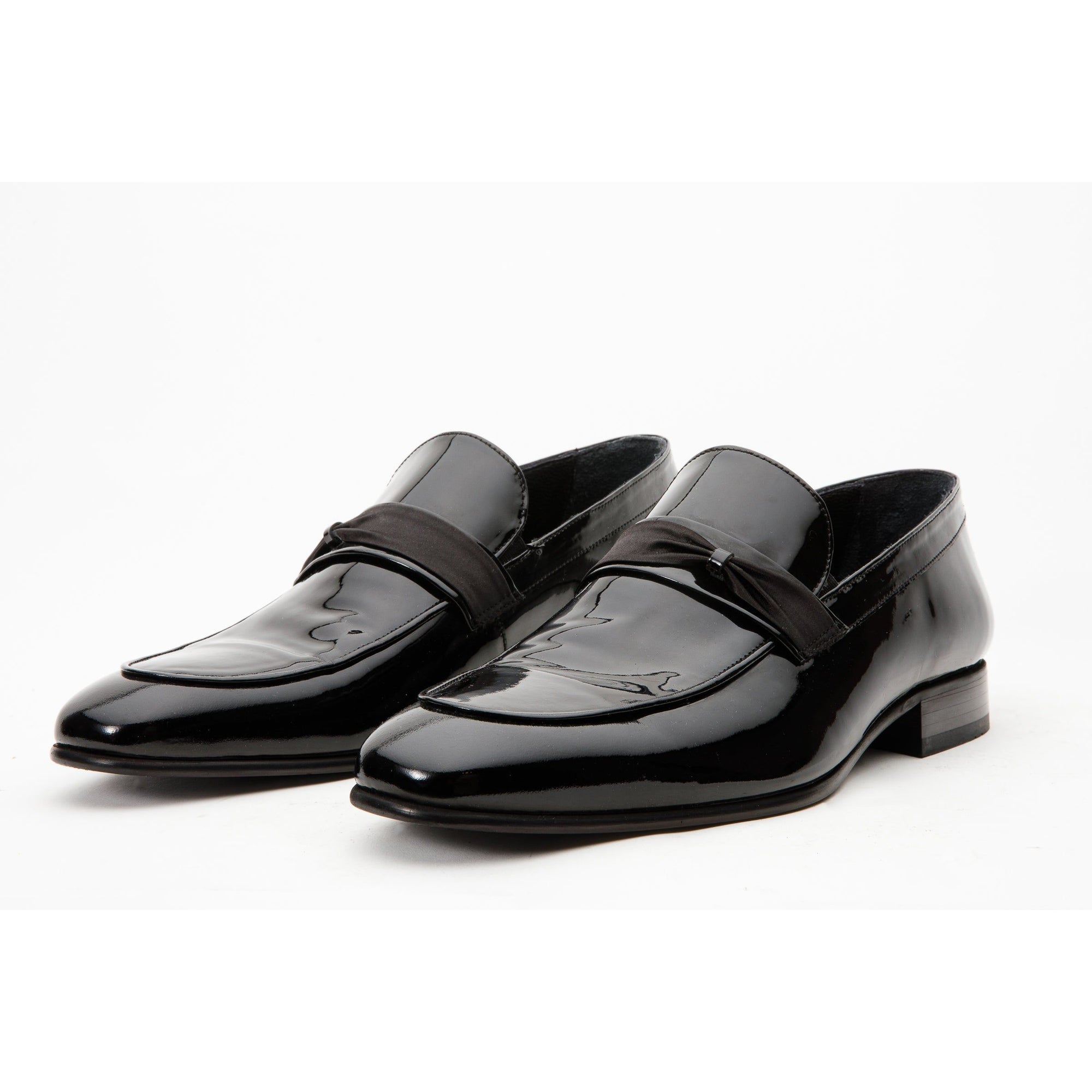 The Dodoma Black Patent  Leather Loafer Men Shoe