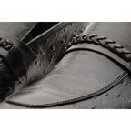 The Johannesburg Black Leather Dress Loafer Men  Shoe
