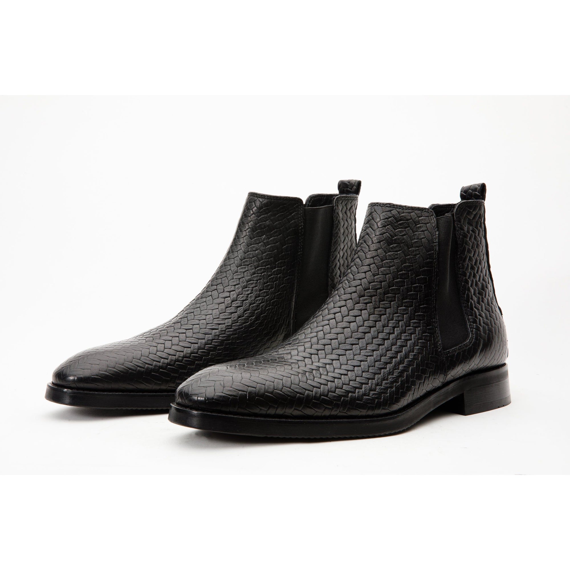 The Oslo Black Leather Chelsea Men Boot
