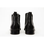 The Oslo Black Leather Chelsea Men Boot