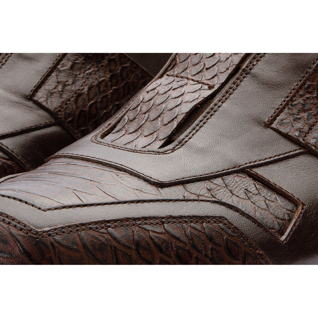 The Mugla Brown Snk Leather Men Sneaker Final Sale!