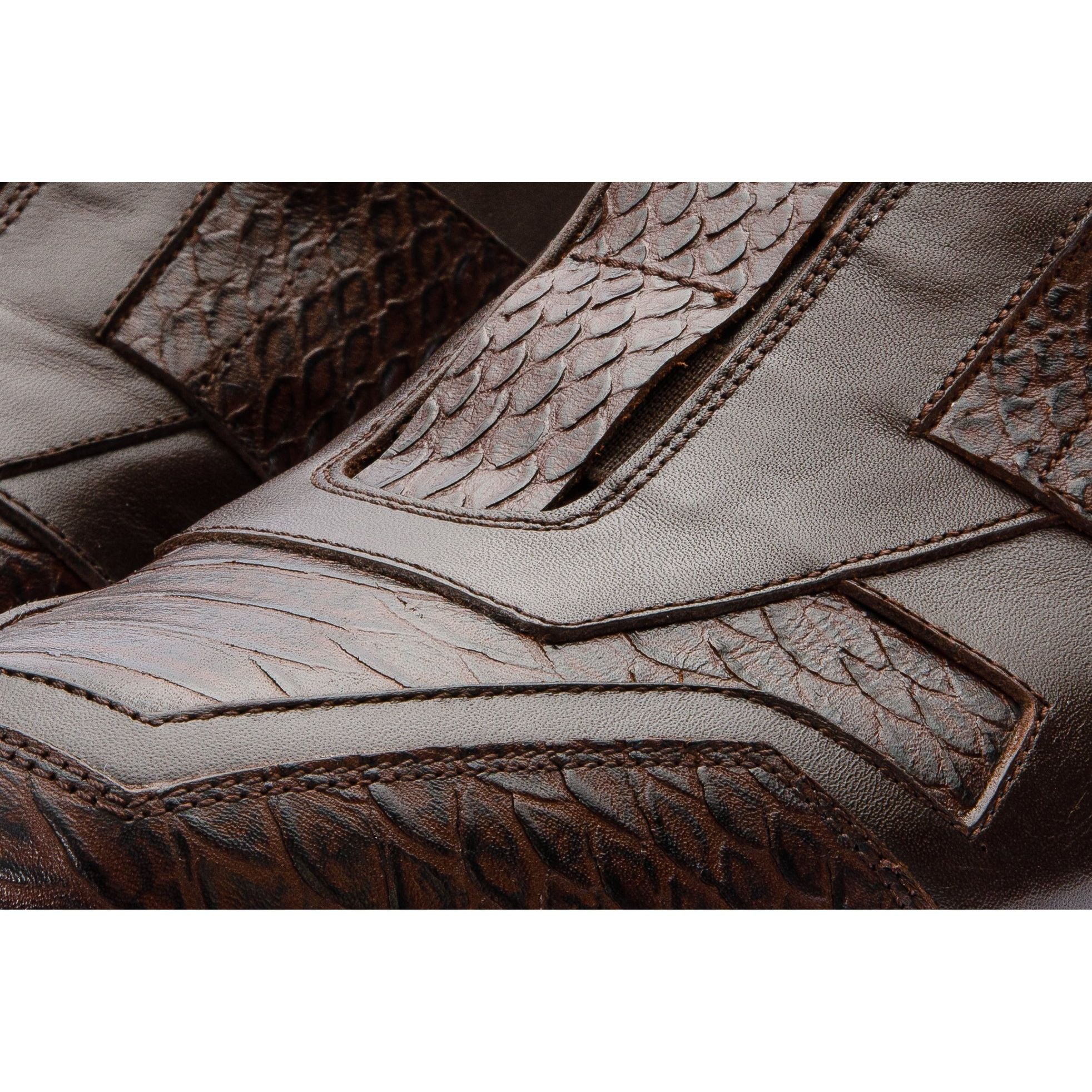 The Mugla Brown Snk Leather Men Sneaker Final Sale!