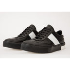 The Rom Black Leather Men Sneaker