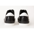 The Rom Black Leather Men Sneaker