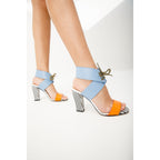 Vinci The Bloke Ankle Strap Multicolor Women Sandal