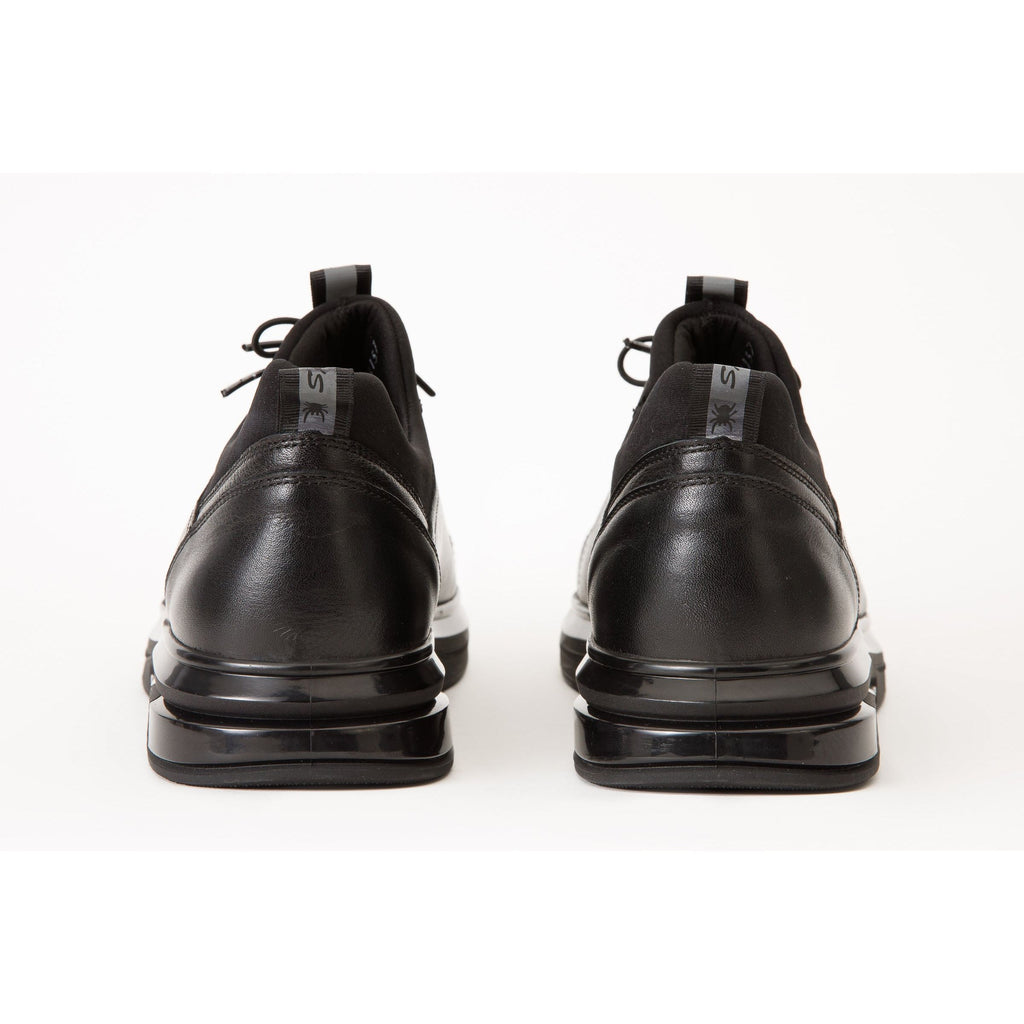 The Vilnius Black Leather Men Sneaker Final Sale!