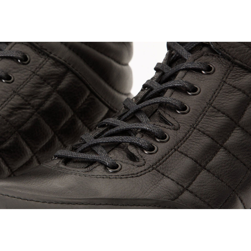 The Riga Black Leather Casual Lace-Up Men  Boots Final Sale!