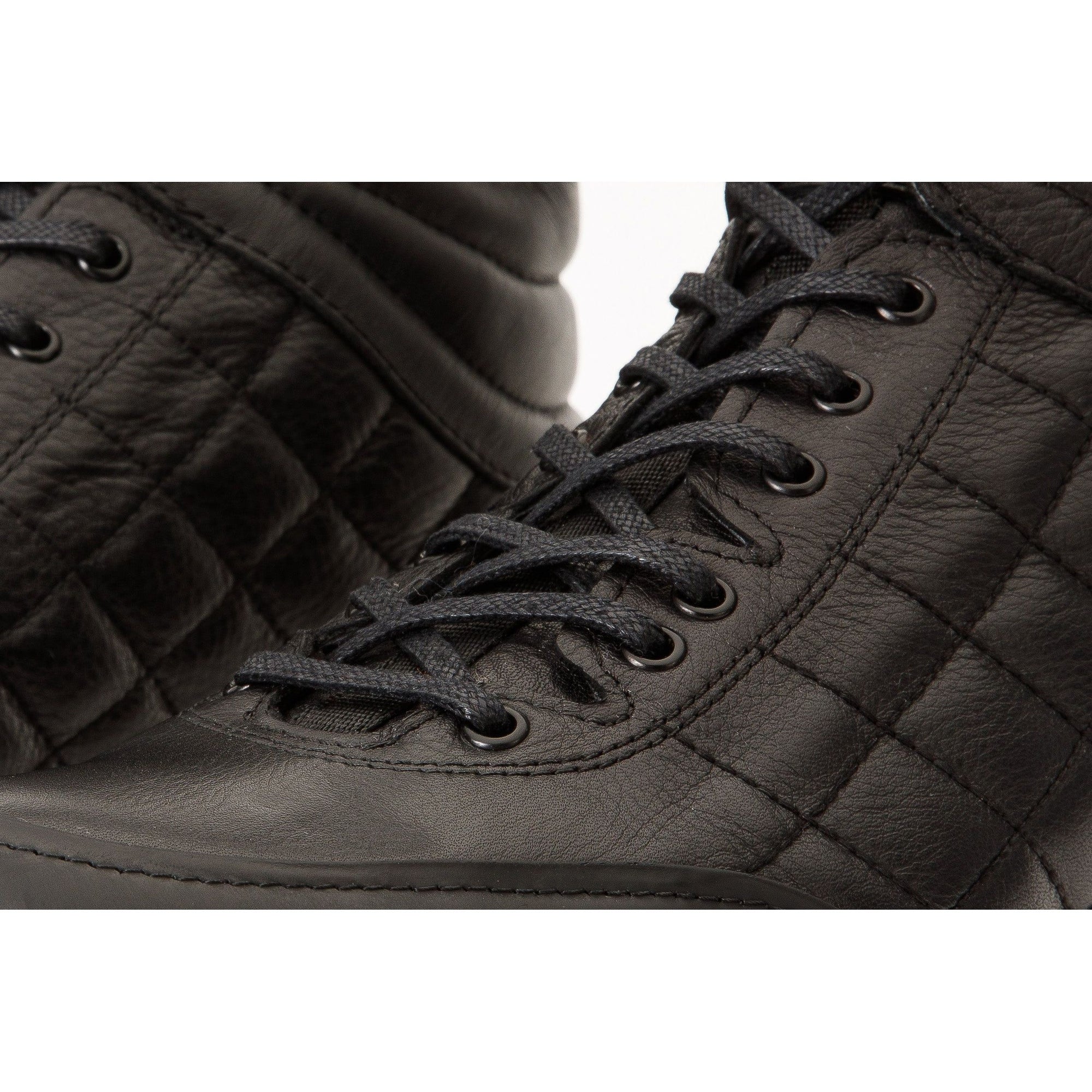 The Riga Black Leather Casual Lace-Up Men  Boots Final Sale!