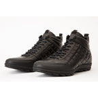 The Riga Black Leather Casual Lace-Up Men  Boots Final Sale!
