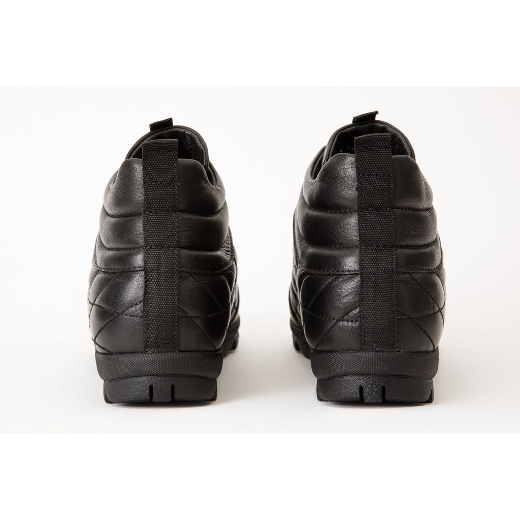 The Riga Black Leather Casual Lace-Up Men  Boots Final Sale!