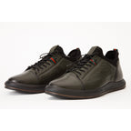 The Hoxton Green Leather Men Sneaker Final Sale!