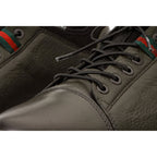The Hoxton Green Leather Men Sneaker Final Sale!