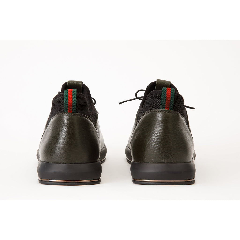 The Hoxton Green Leather Men Sneaker Final Sale!