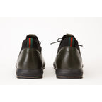 The Hoxton Green Leather Men Sneaker Final Sale!