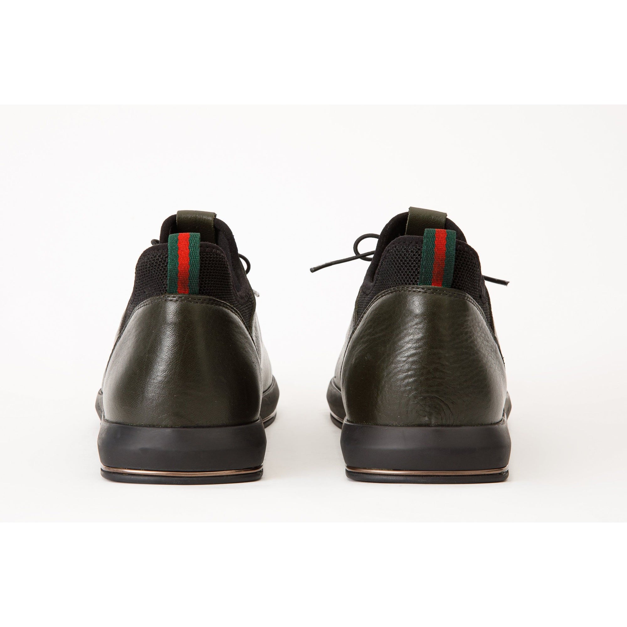 The Hoxton Green Leather Men Sneaker Final Sale!