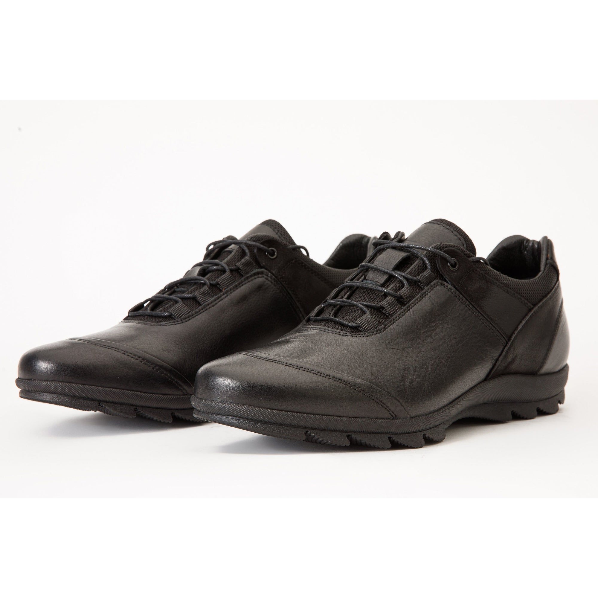 The Madrid Black Leather Casual  Men Shoe Final Sale!