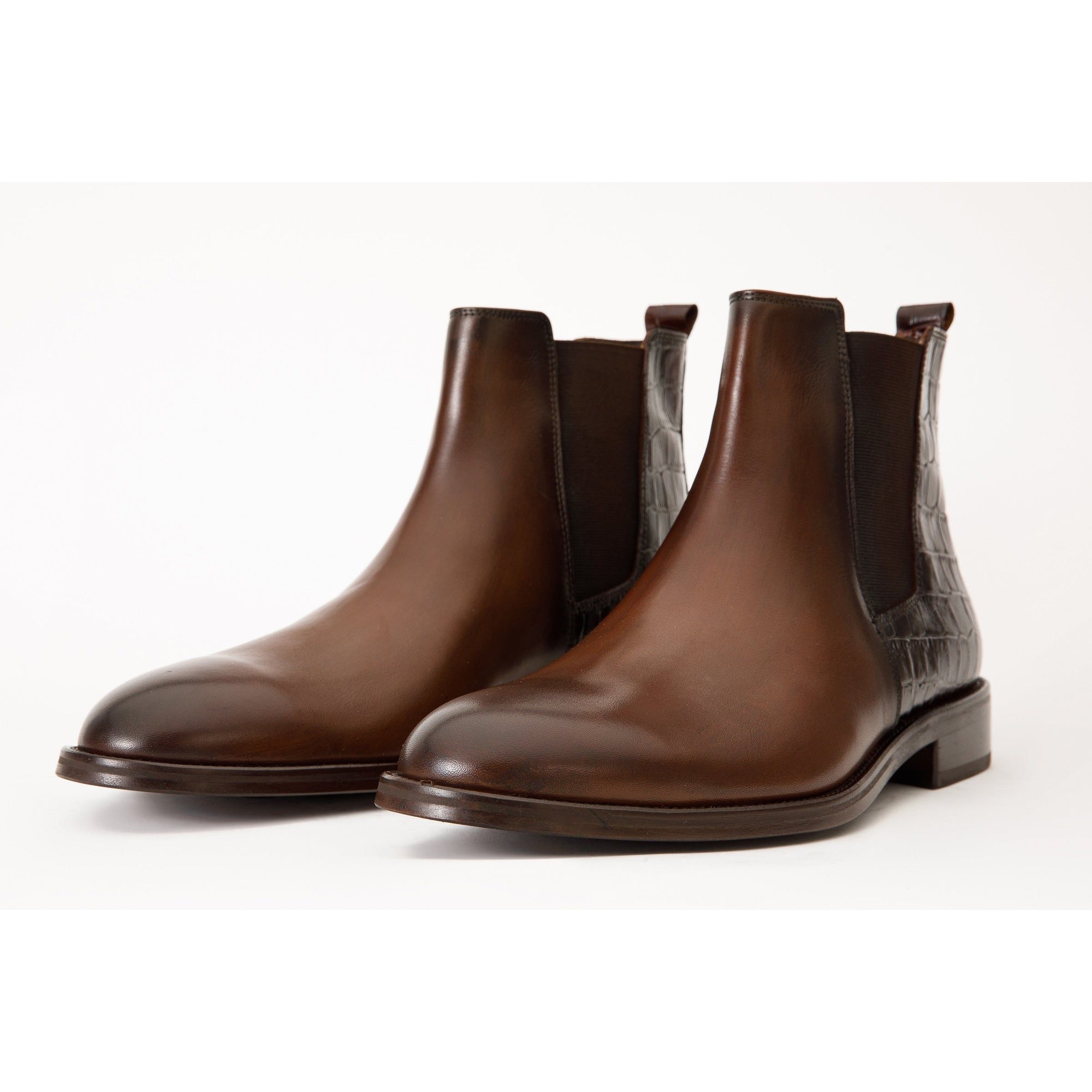 The Manby Brown Leather Chelsea Men Boot Final Sale!