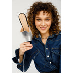 Vinci The Tory Silver Leather Women Sandal Circle Heel Design