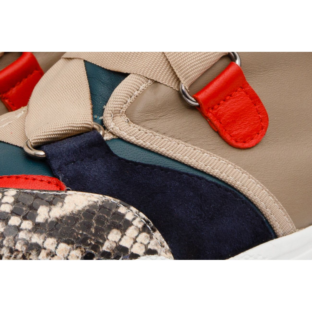 The Ottoman Multicolor Leather Ankle Women Boot Final Sale!