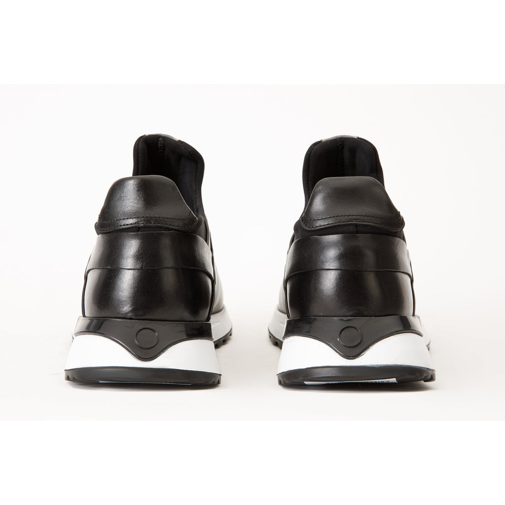 The Sonoma Black Leather Men Sneaker