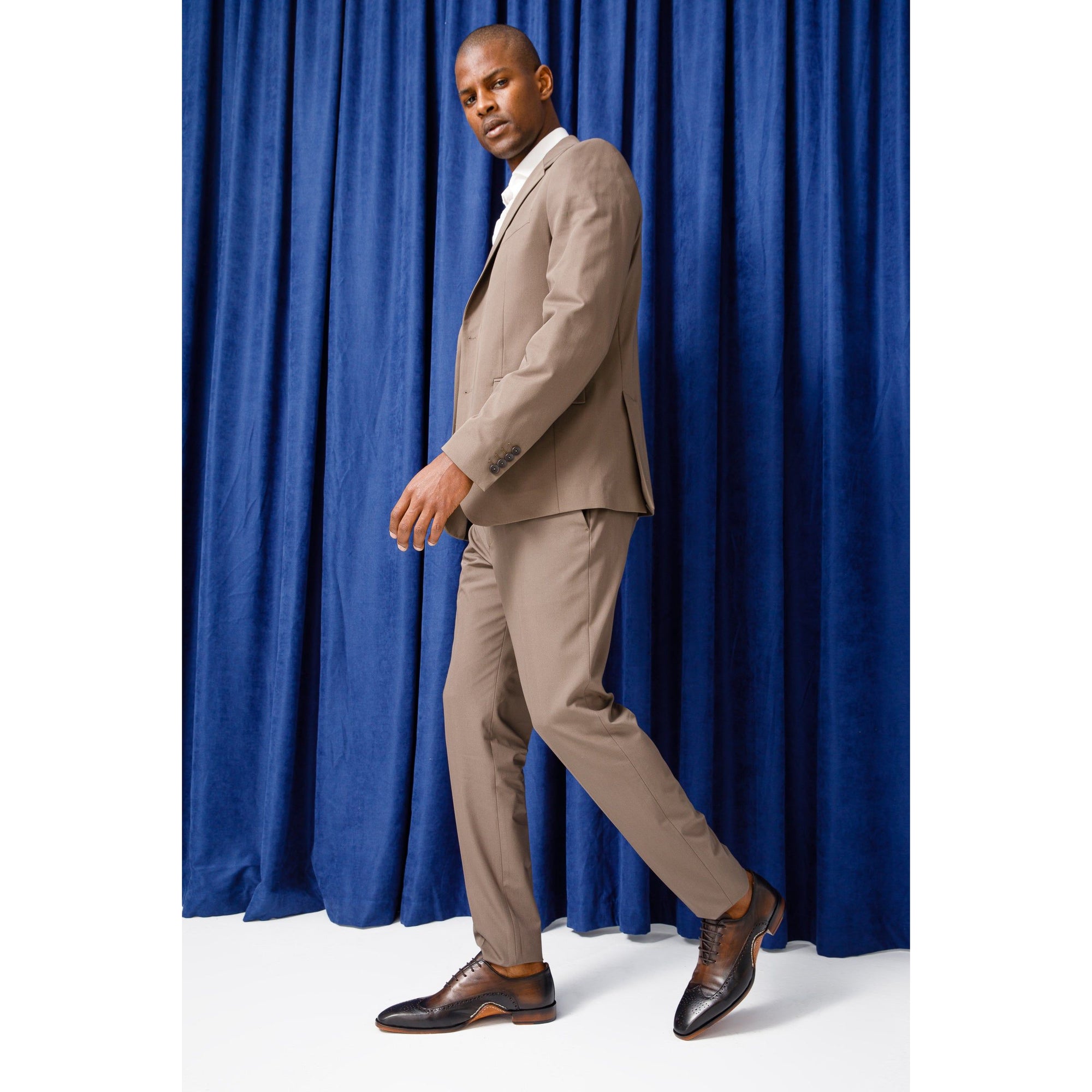 The Royal Hand Craft Black & Brown Wingtip Oxford Men Shoe