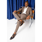 The Royal Hand Craft Black & Brown Wingtip Oxford Men Shoe