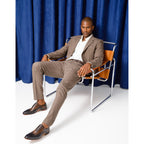 The Royal Hand Craft Black & Brown Wingtip Oxford Men Shoe
