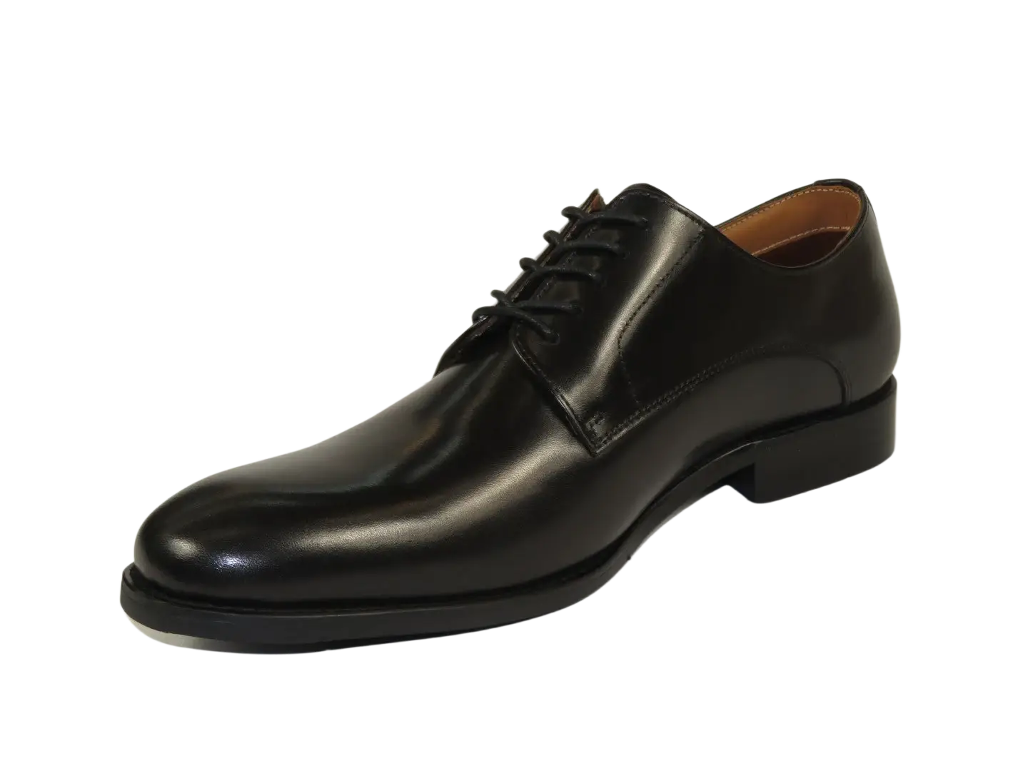 Men's Shoes STEVE MADDEN Leather upper Lace Up Plain Toe Daedric Black