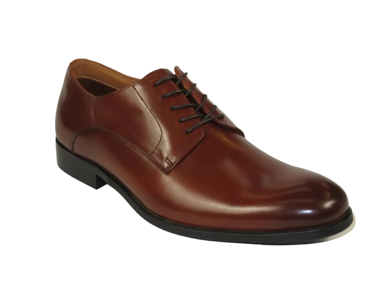 Men's Shoes STEVE MADDEN Leather upper Lace Up Plain Toe Daedric Tan