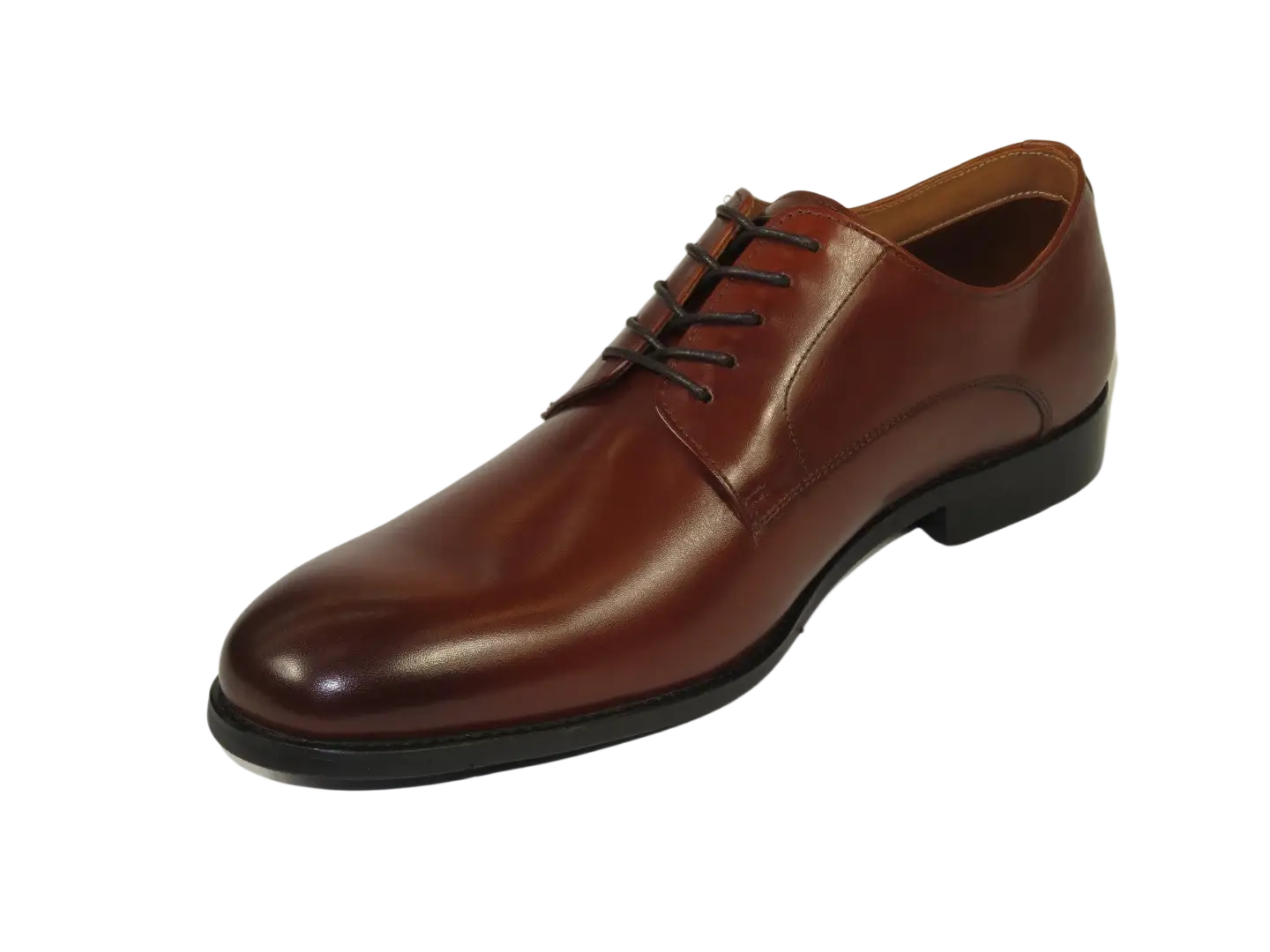 Men's Shoes STEVE MADDEN Leather upper Lace Up Plain Toe Daedric Tan