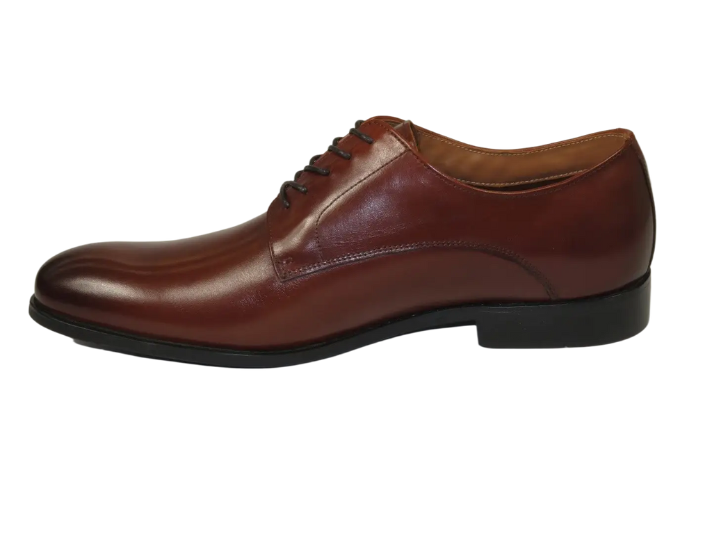 Men's Shoes STEVE MADDEN Leather upper Lace Up Plain Toe Daedric Tan